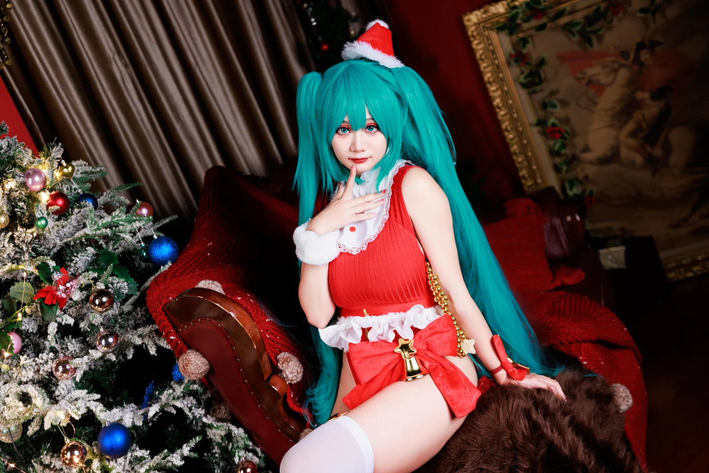 阿雪雪 - No.035 初音圣诞 [62P,3V-2.79GB] tg@simisebaisi 【丝足阁】21.webp